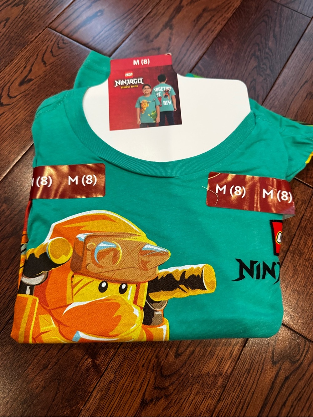 Boys' Green Graphic Tee - Size 8 (M)